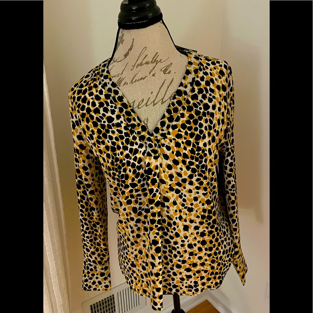 Ann Taylor Print Blouse